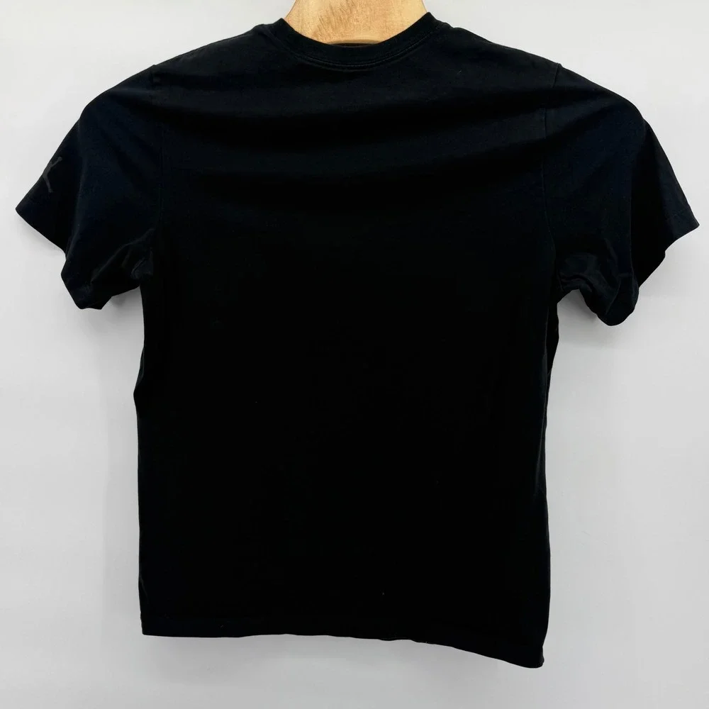Jordan T-Shirt Mens Large Black Watercolor Jumpman Graphic Short Sleeve Tee